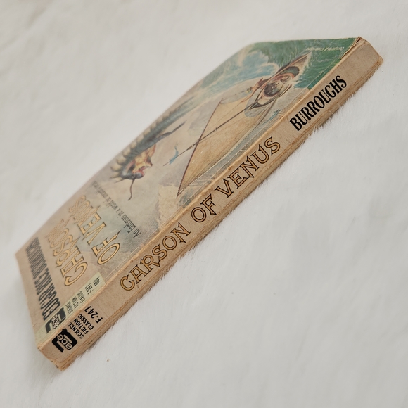 Edgar Rice Burroughs: Carson Of Venus, 1960s Ace Science Fiction Collection Pb - Picture 6 of 17